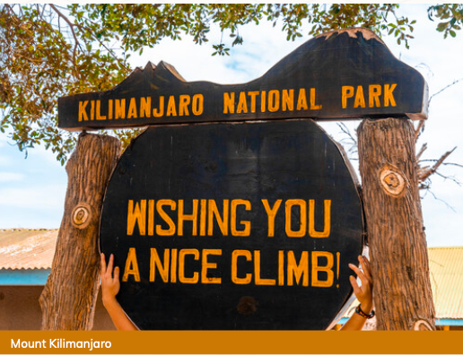 7 day Machame route to Kilimanjaro