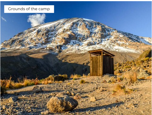 Snow-capped peaks of Mount Kilimanjaro